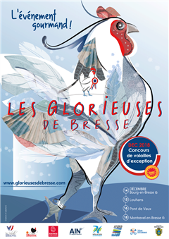 Affiche des Glorieuses de Bresse 2018